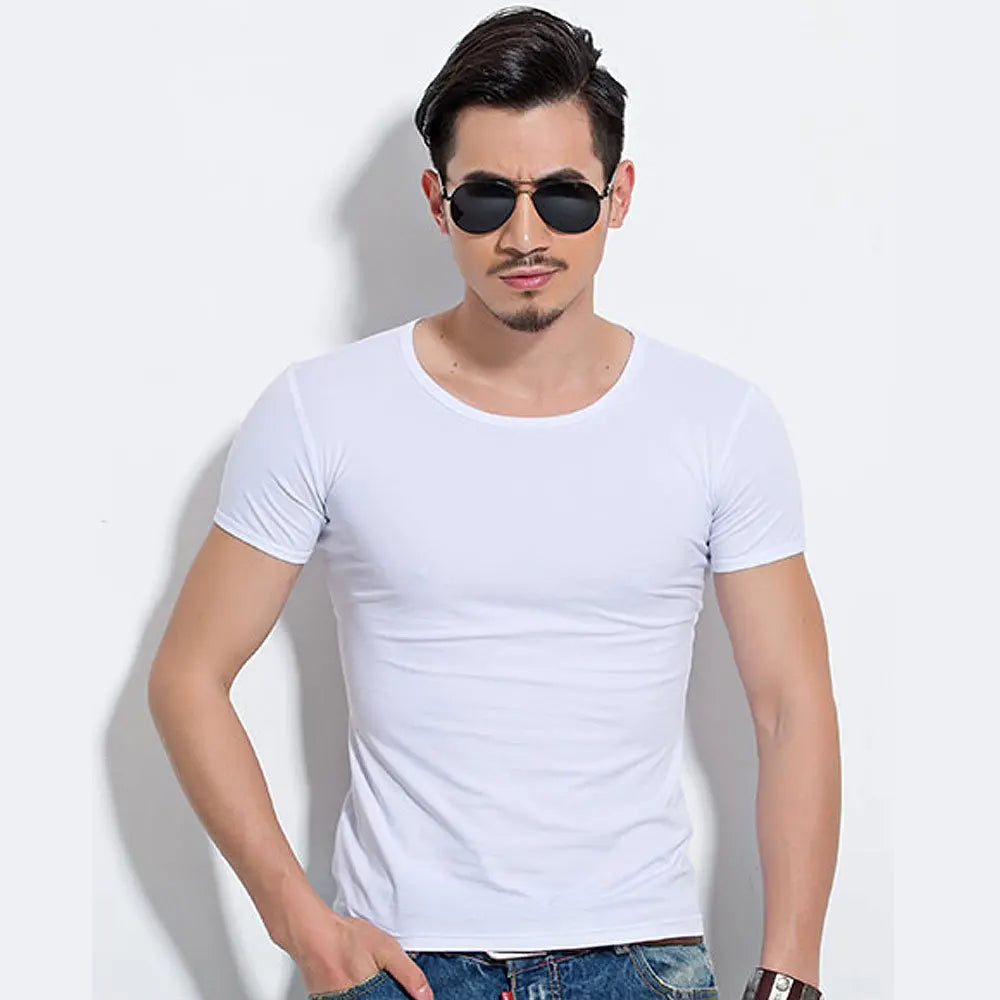Camiseta Masculina Slim Fit Essential