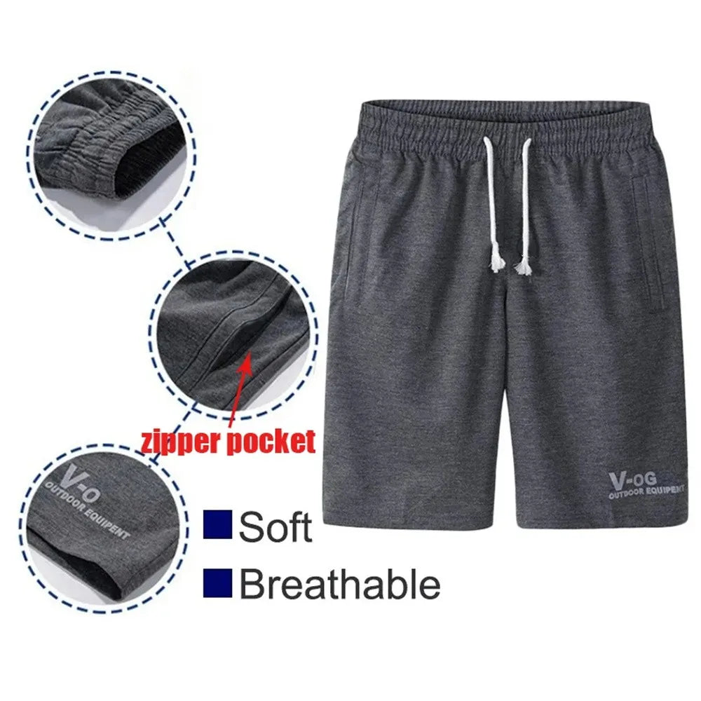 Shorts Masculino Casual de Verão em Algodão